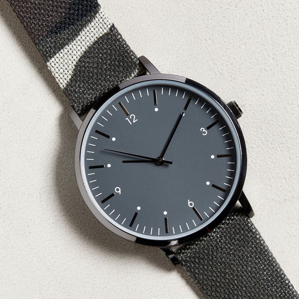 URBAN OUTFITTERS UO Camo Strap Watch